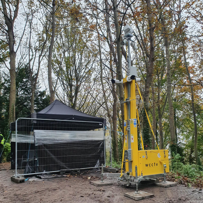 WCCTV Site Tower at I'm a Celeb