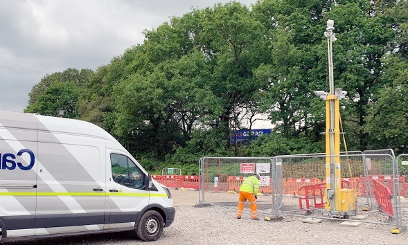 WCCTV Site Security Case Study - Rapid Deployment CCTV - Carnell Norcross Roundabout