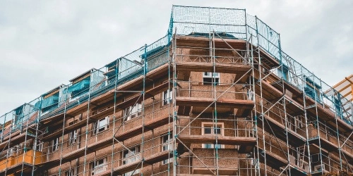 Building Covered in Scaffolding - Wide Thumb