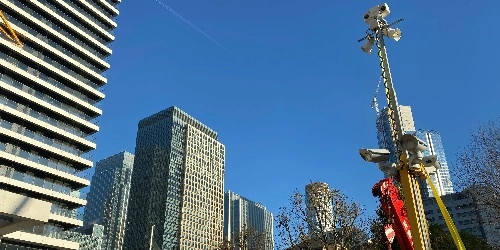 Top of a CCTV Tower - Wide Thumb