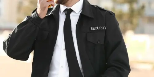 Blog Wide Security Guard with Walkie Talkie
