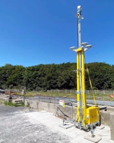 CCTV Tower for Remote Site - Tall Thumb