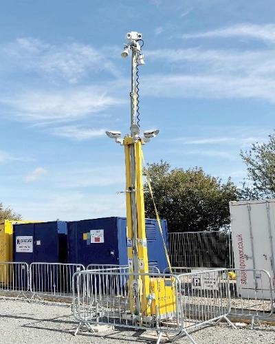 CCTV Tower for Site Security - Tall Thumb