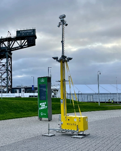 WCCTV Tower Secures an Event - Tall Thumb