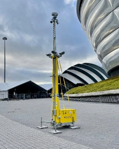 Security CCTV Tower - Tall Thumb