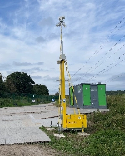 CCTV Tower on Site - Tall Thumb