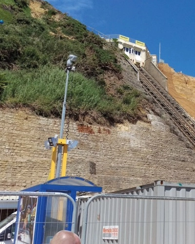 WCCTV CCTV Tower at Bournemouth East Cliff - Thumbnail