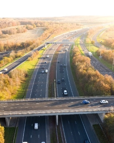 An aerial view of the A1 - Thumbnail