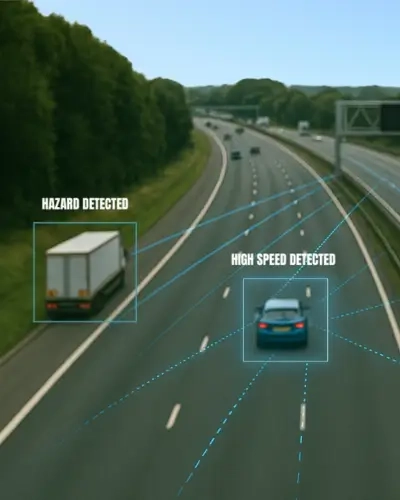 Blog Tall AI detected hazard and speed