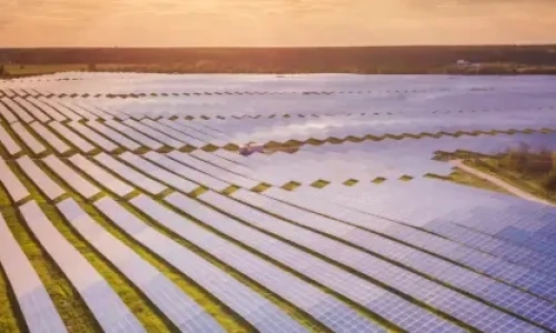 Blog Wide Aerial View of Solar Farm