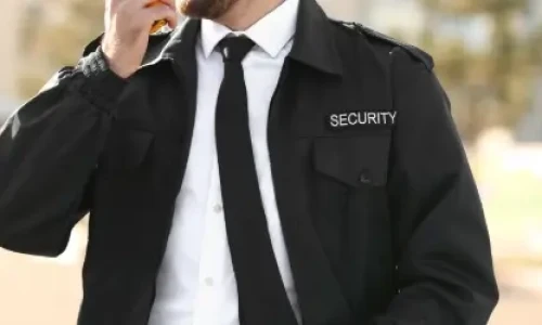 Blog Wide Security Guard with Walkie Talkie