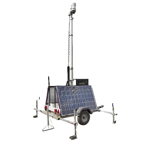 WCCTV Towable Solar Trailer