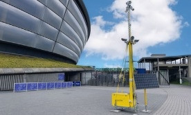 WCCTV Secures Cop26 - CCTV Tower - Small