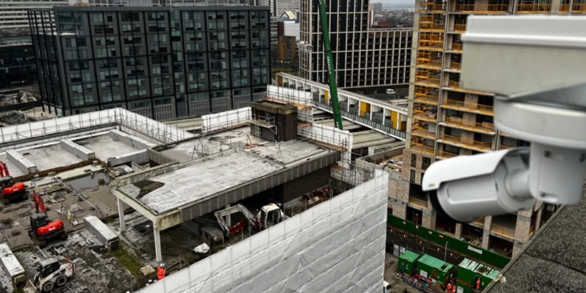 WCCTV Time Lapse Camera Filming City Centre Construction