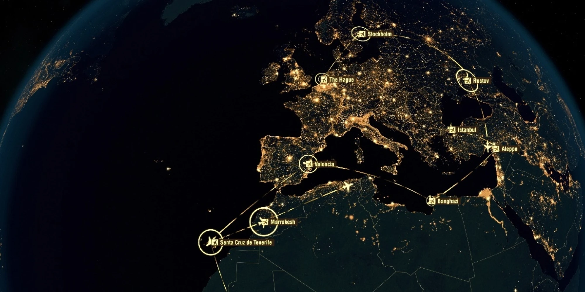 Map of the World Showing Major Cities - WCCTV Partnerships