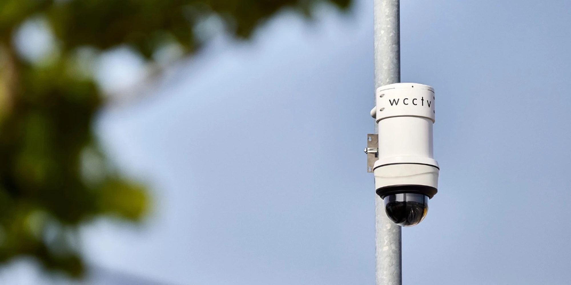 A WCCTV Redeployable CCTV Camera on a Lamppost