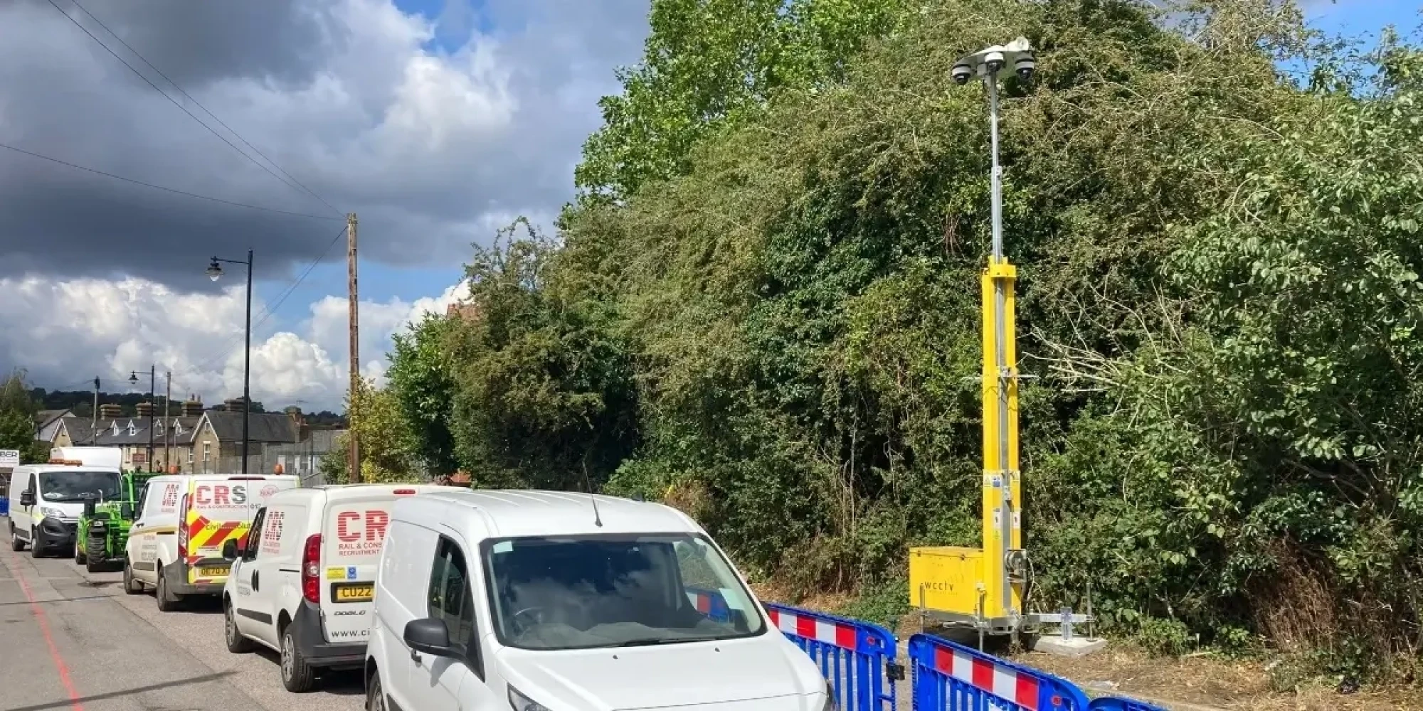 WCCTV Smart Tower Installed Roadside