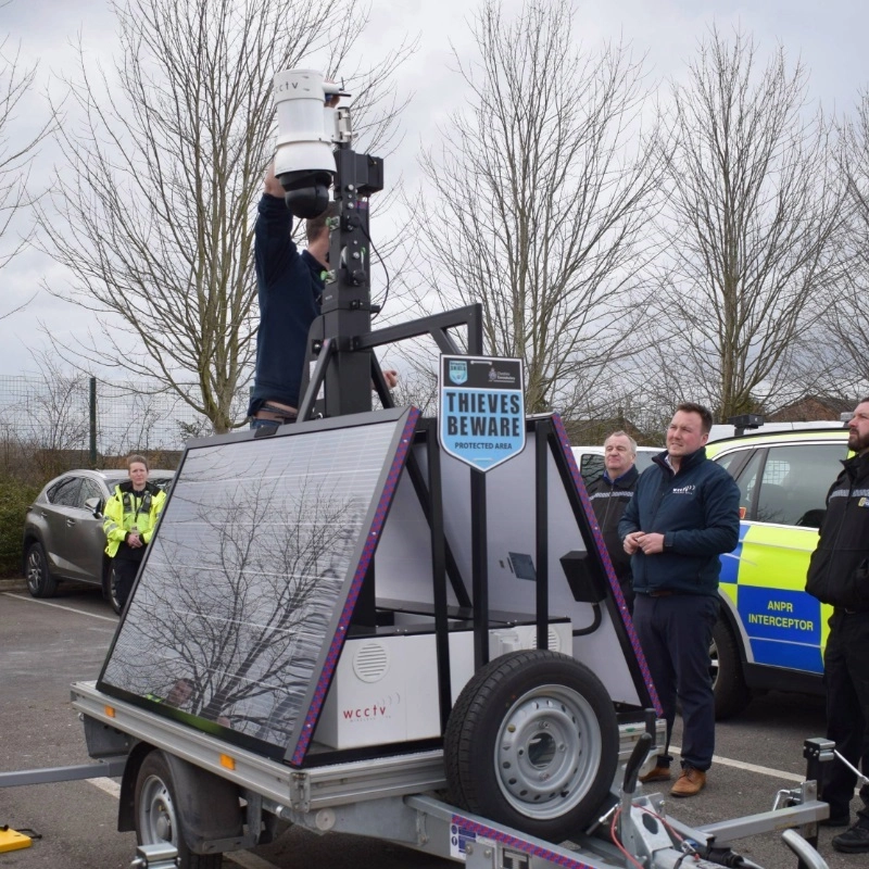 Solar CCTV Trailer for Police and Councils