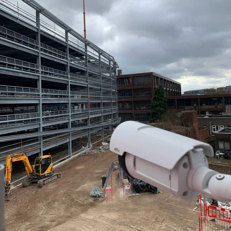Construction Time Lapse Camera Building