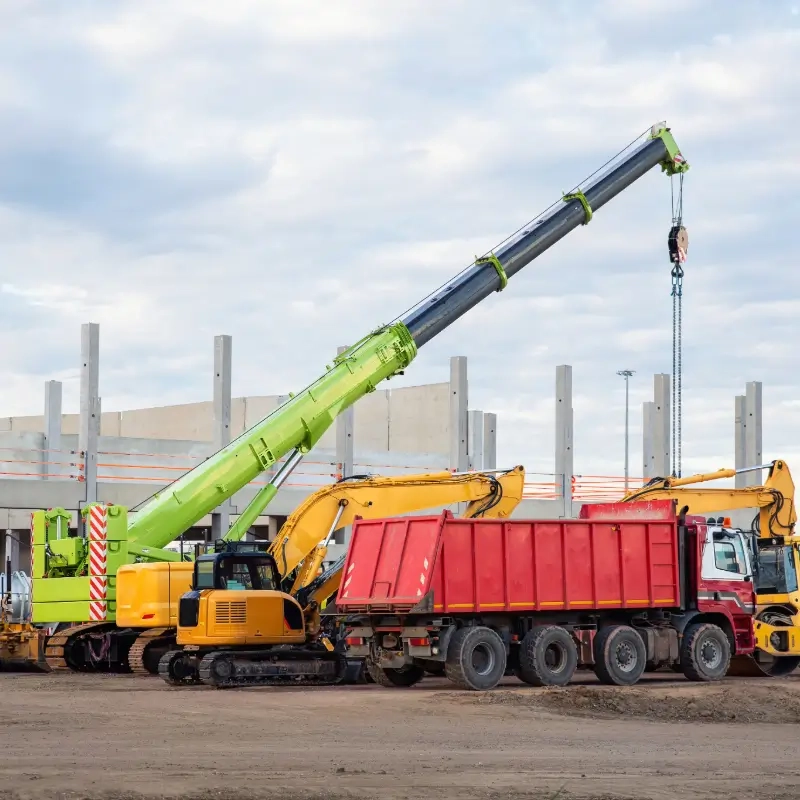 Construction Site Plant and Machinery