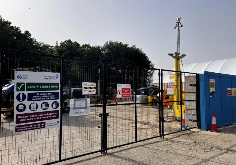 Two WCCTV Towers at a Utilities Site