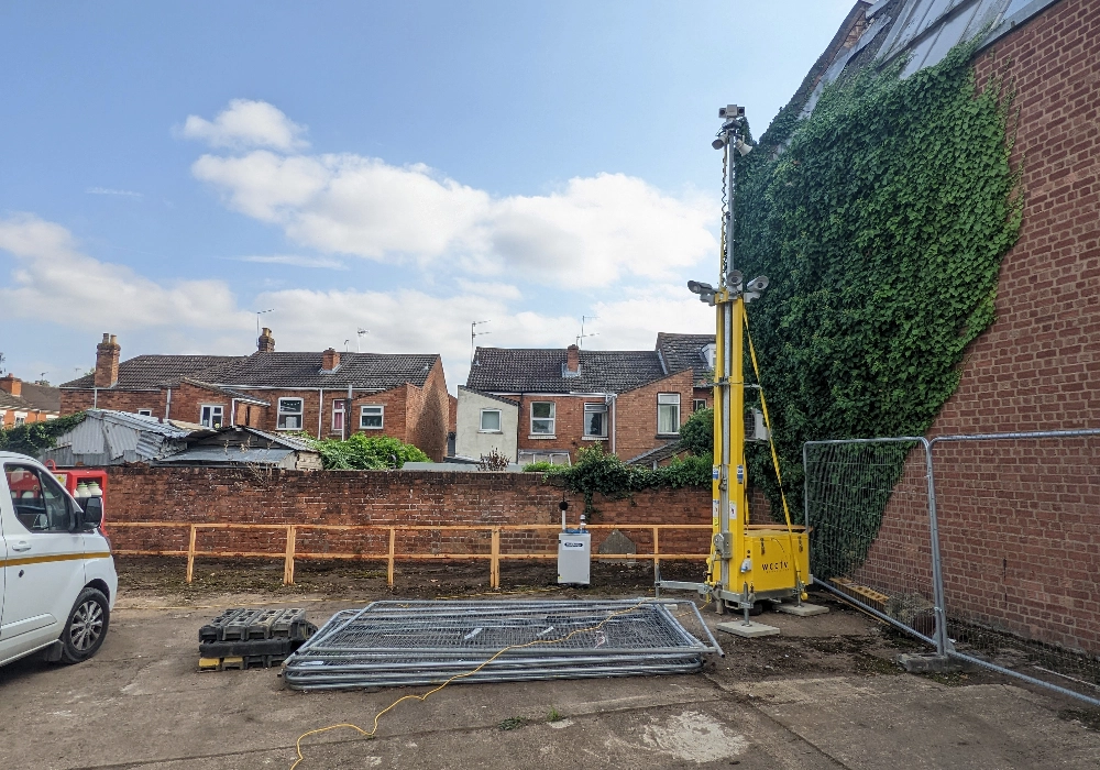 CCTV Tower Securing a Vacant Property