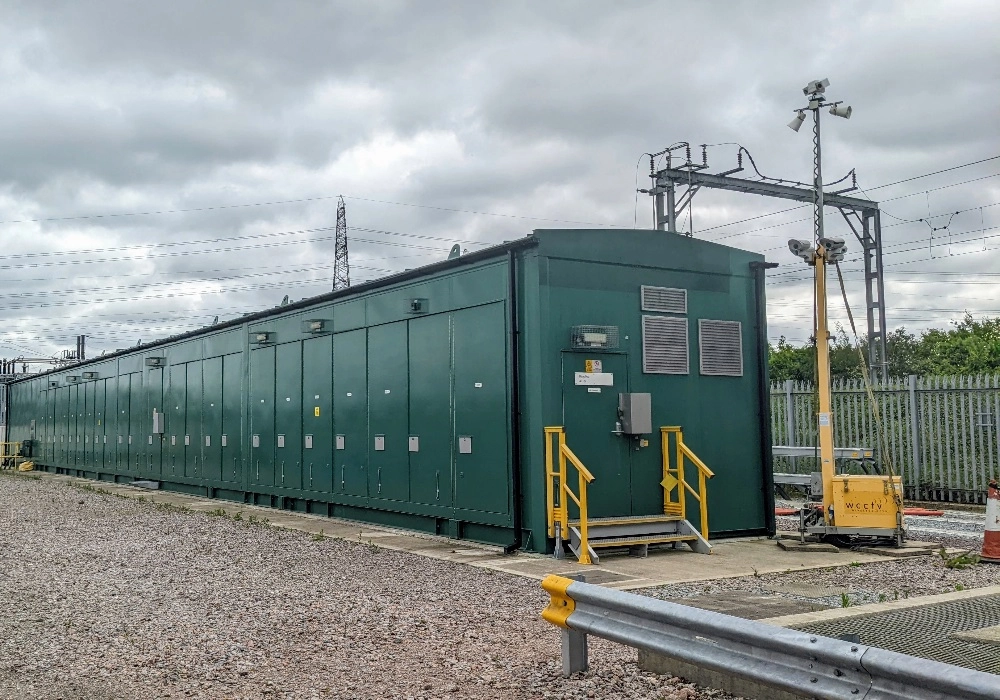 CCTV Tower Secures Substation