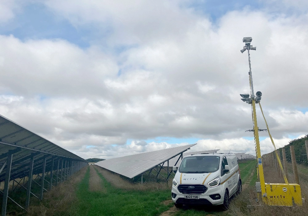 Solar Farm CCTV Tower