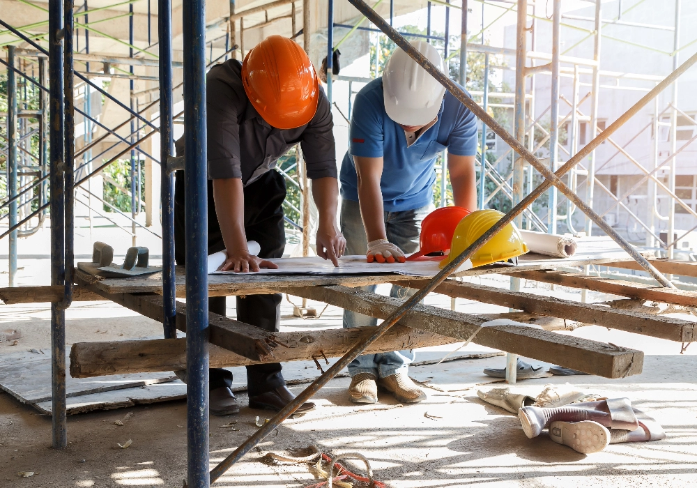 Construction Workers Planning