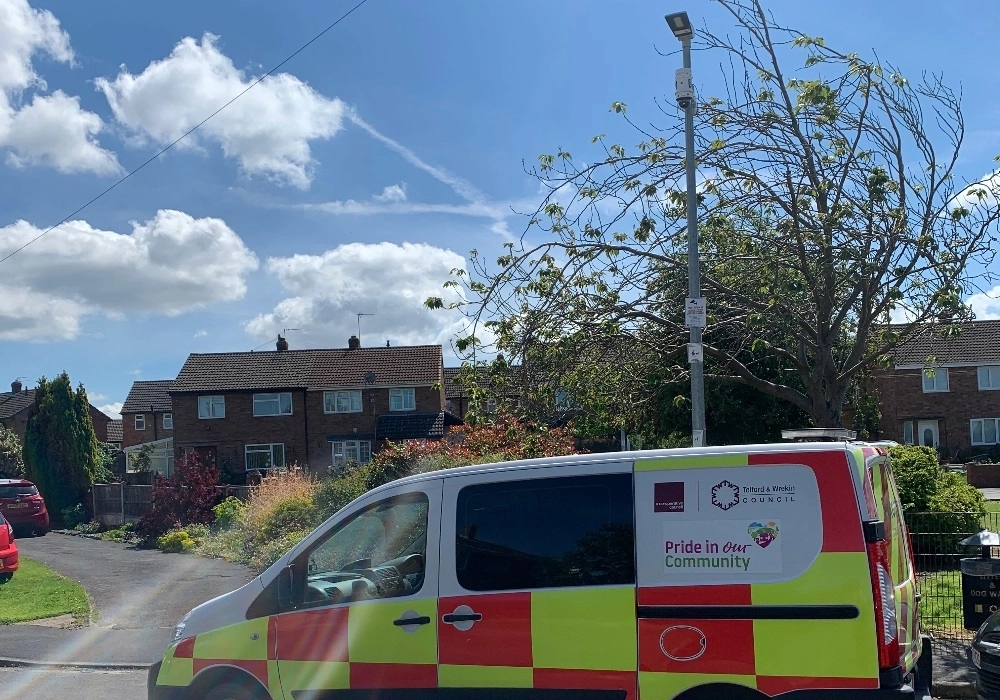 CCTV Dome Installed in Telford