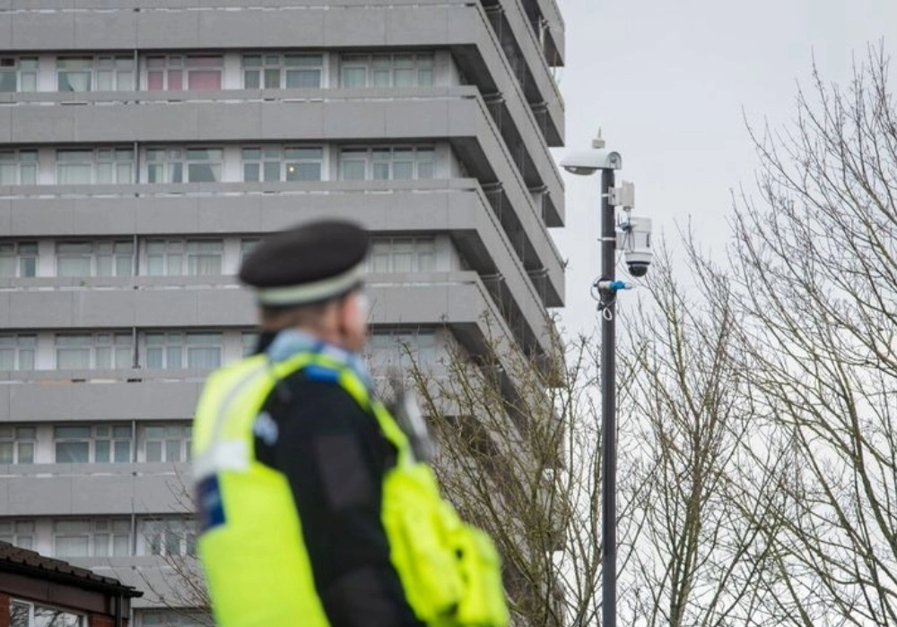Police Officer and a WCCTV Redeployable Camera