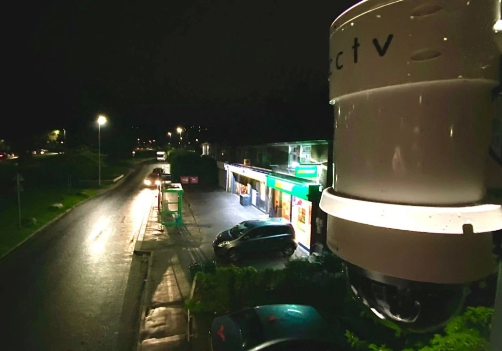 Redeployable CCTV Camera at Night