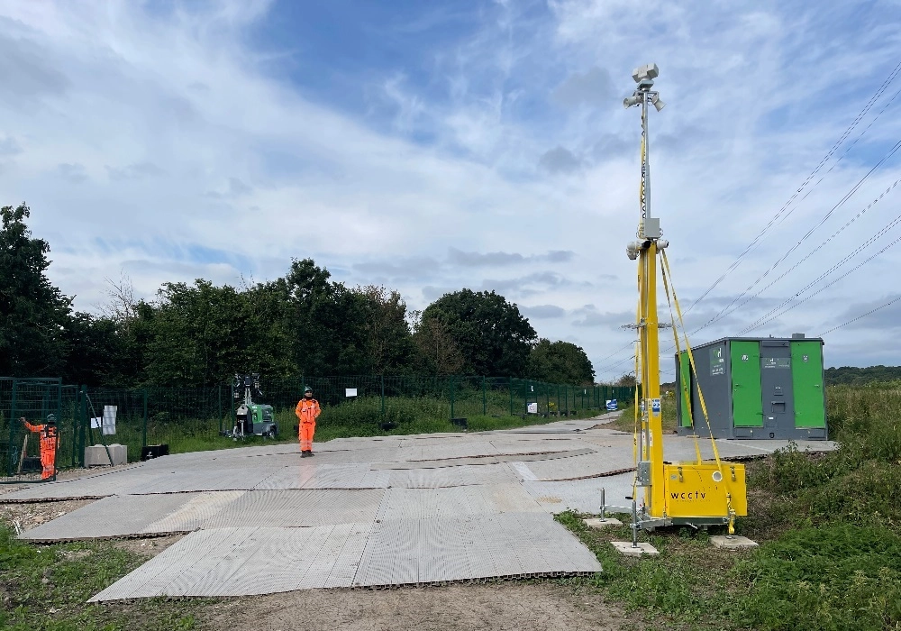 CCTV Tower at Start Up Construction Site