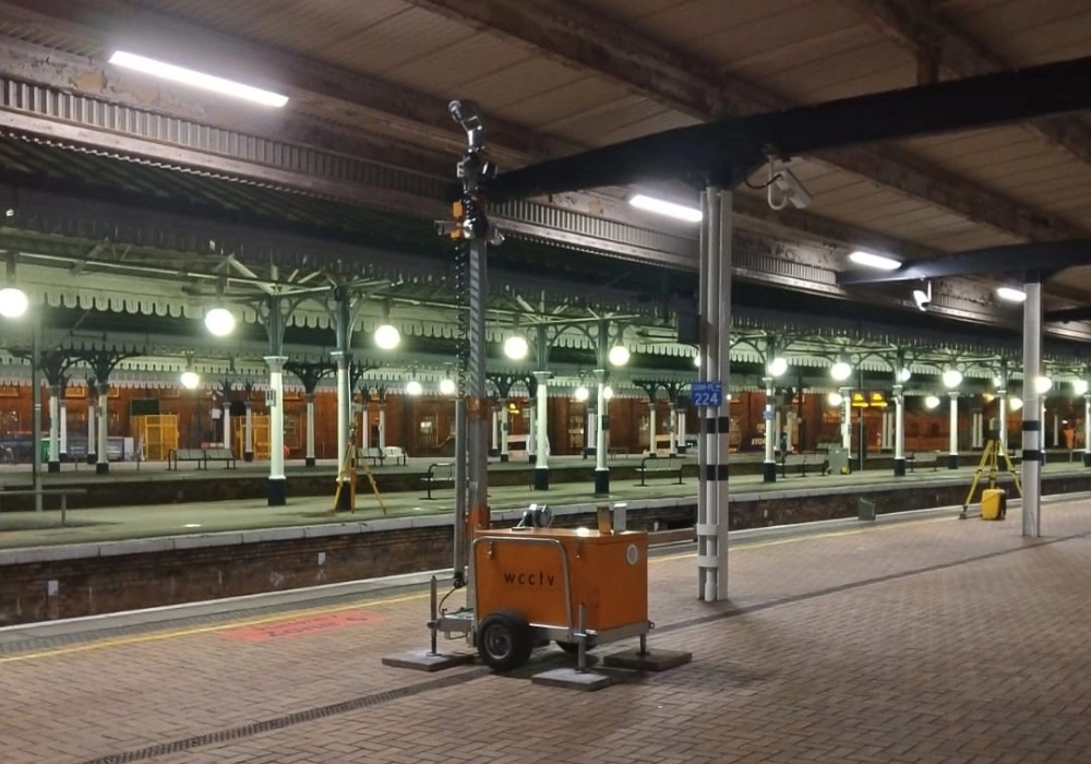 WCCTV Rail Tower Installed Inside York Station