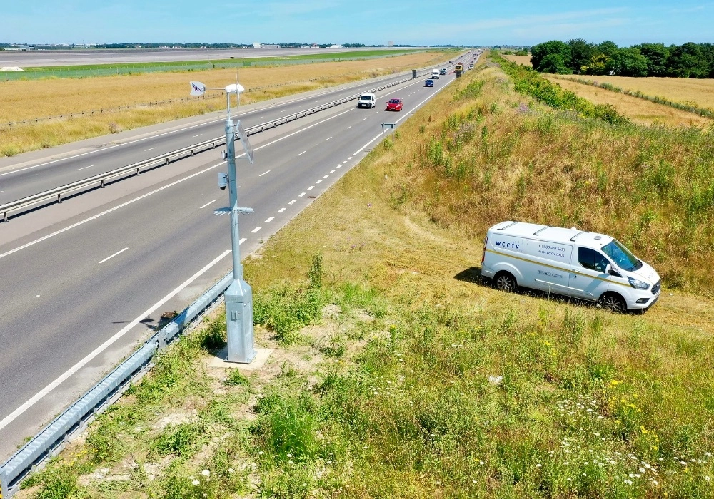 WCCTV Solar Powered Redeployable Camera installed in Kent