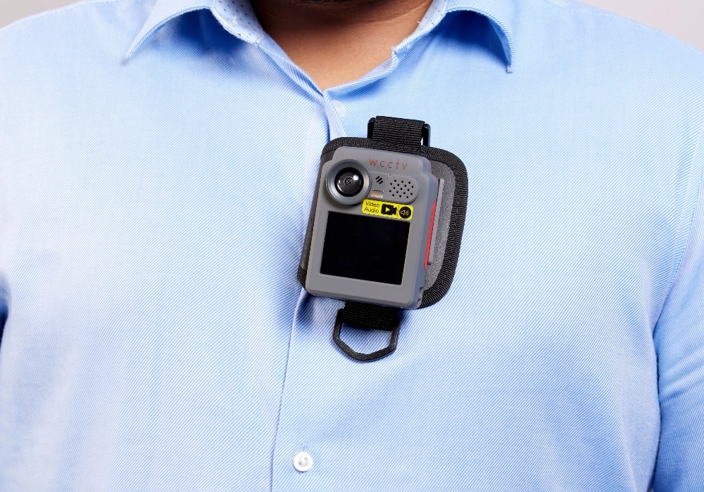 Lidl Worker Wearing WCCTV Body Camera