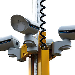 Rapid Deployment CCTV - WCCTV Site Tower - IR Sensors