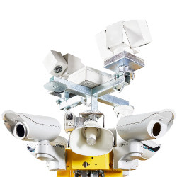 Rapid Deployment CCTV - WCCTV Smart Tower - Senors and Thermal Bullet