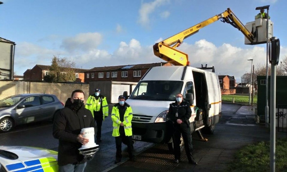 WCCTV Redeployable Domes - Cheshire Police Install