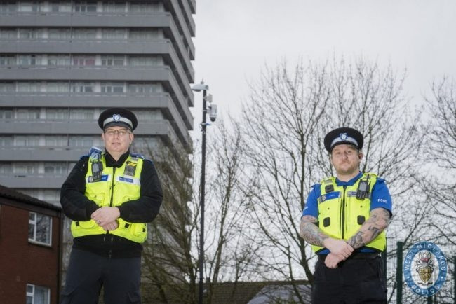 West Midlands Police Officers - WCCTV Redeployable Dome Cameras