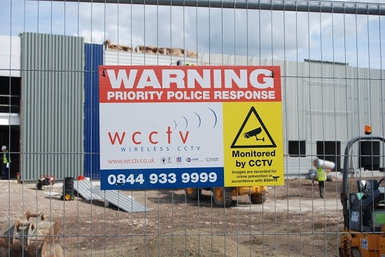 WCCTV Site Security - Monitoring Sign
