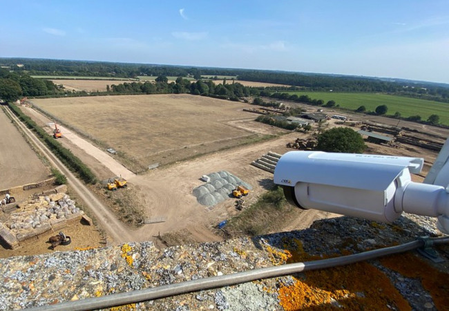 WCCTV Time Lapse Video Cameras - Anglian Water Construction Project