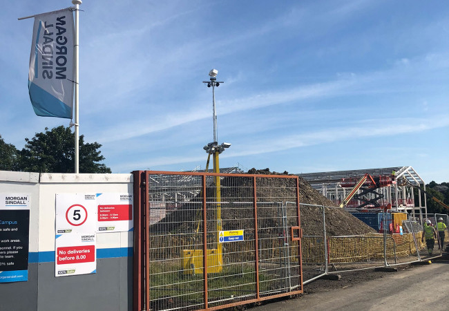 WCCTV Rapid Deployment Site Towers at Merthyr Tydfill Bus Station