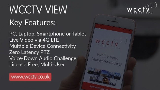 WCCTV View App - Mobile Viewing Software for Redeployable CCTV