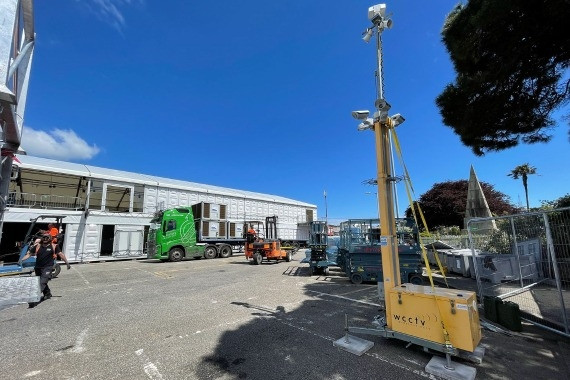 Portable CCTV Towers for Temporary Events